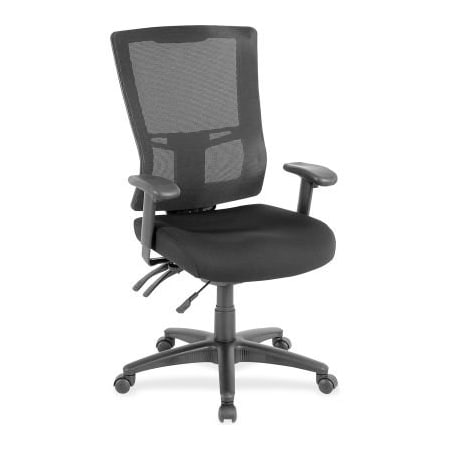 Lorell Lorell High-Back Mesh Chair - Black 85561